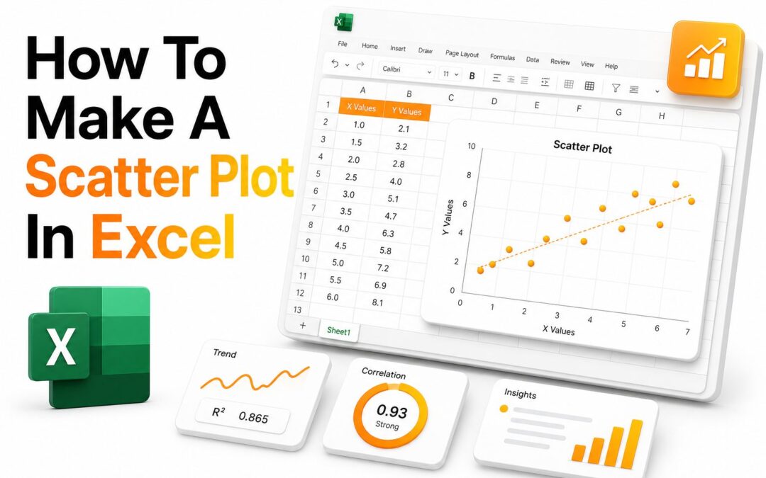 How to Make a Scatter Plot in Excel: Step-by-Step Guide