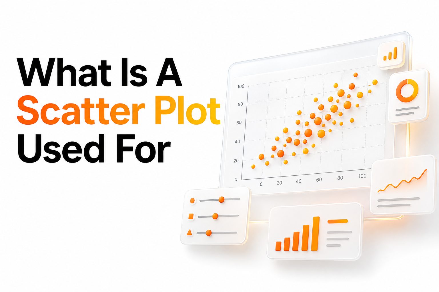 what-is-a-scatter-plot-used-for Scatter plot showing data points and a trend line to reveal the relationship between two variables.
